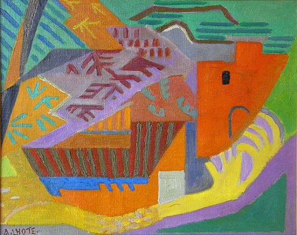 Mirmande (1930) - André Lhote Tablo