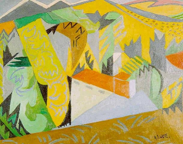 Mirmande jaune (1956) - André Lhote Tablo