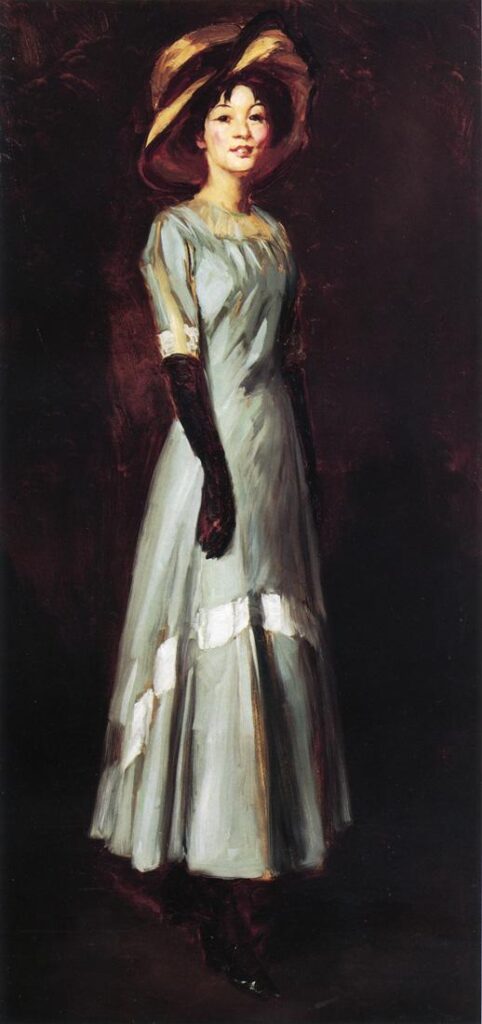 Miss Kaji Waki (1909) - Robert Henri Tablo
