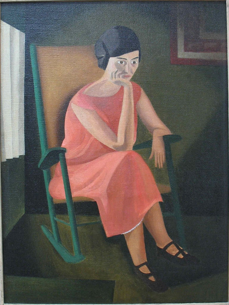 Miss Whiting (1923) - George Ault Tablo
