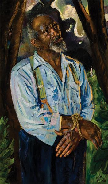 Mob Victim (Meditation) (1944) – Lois Mailou Jones Tablo