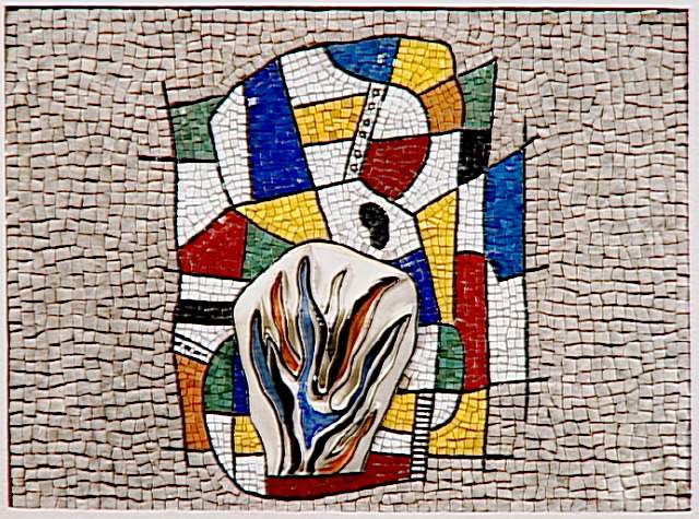 Model for building the gas from France to Alford - Fernand Léger Tablo