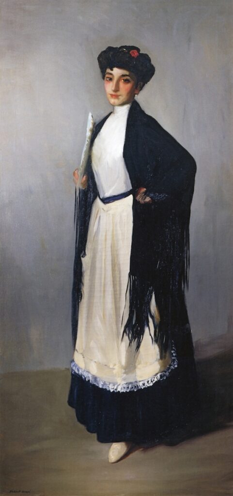 Modiste of Madrid (also known as Spanish Girl of Madrid) (1906) - Robert Henri Tablo