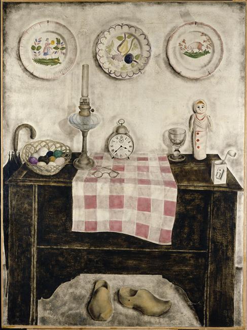 Mon intérieur à Paris (1922) – Tsuguharu Foujita Tablo