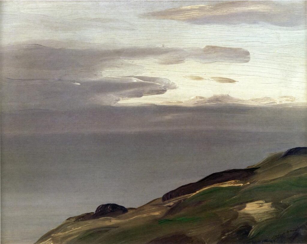 Monhegan Island, Maine (1911) - Robert Henri Tablo