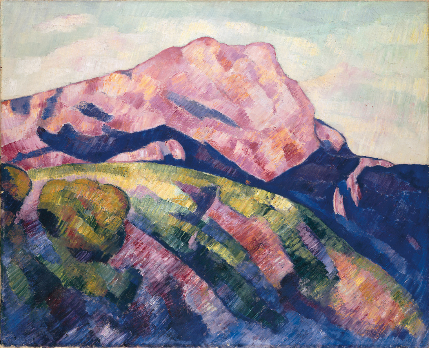 Mont Sainte Victoire (1927) - Marsden Hartley Tablo