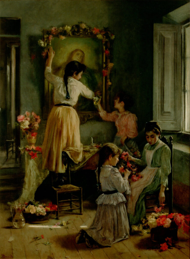 Month of Mary (1893) - Joan Brull Tablo