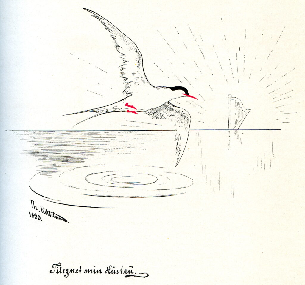 Months of year first page (1890) - Theodor Severin Kittelsen Tablo