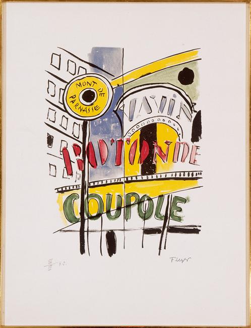 Montparnasse - Fernand Léger Tablo