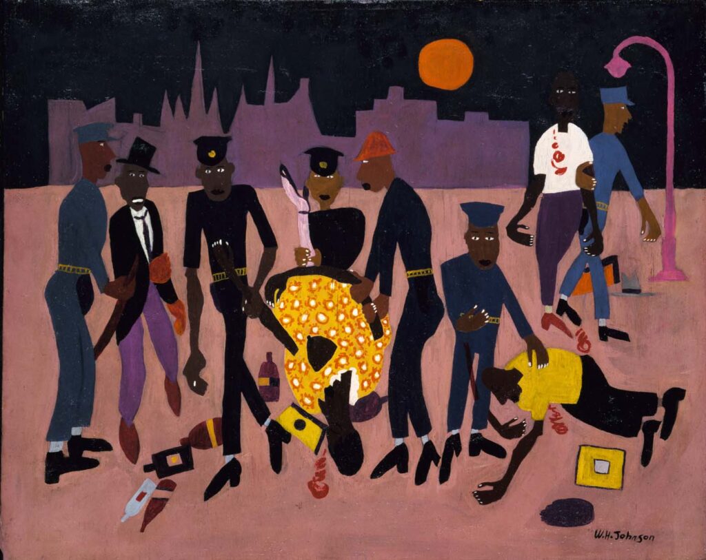Moon Over Harlem (1944) - William H. Johnson Tablo