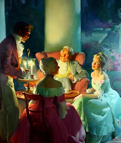 Moonlight and Roses (1940) - Haddon Sundblom Tablo