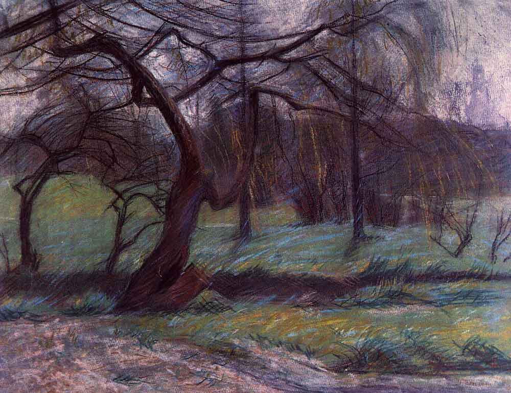 Moorland (1908) – Umberto Boccioni Tablo