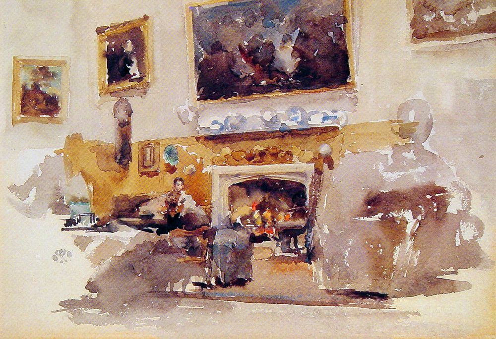 Moreby Hall (1883) - James McNeill Whistler Tablo