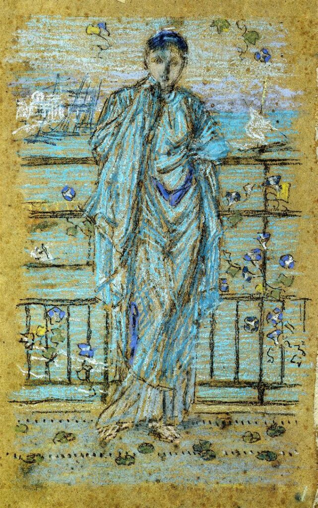 Morning Glories (1869) - James McNeill Whistler Tablo