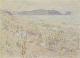 Morning at the Beach (1898) – Fujishima Takeji Tablo