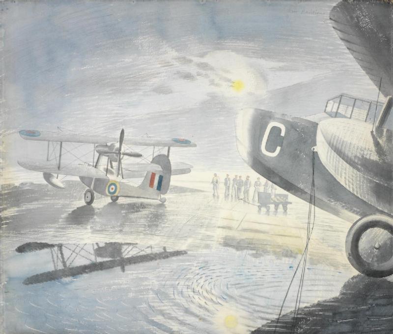Morning on the Tarmac (1941) – Eric Ravilious Tablo
