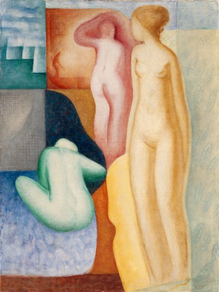 Moterys Pliaže (1930) - Vytautas Kairiūkštis Tablo