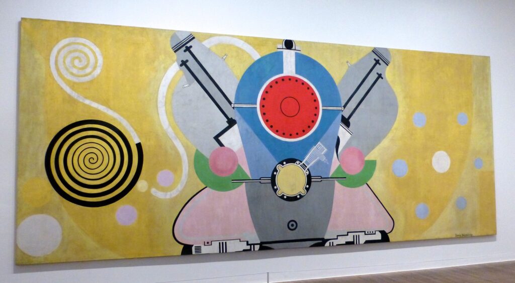 Moteur D’avion, Décoration Pour Le Palais De L’Air, Exposition Internationale Des Arts Et Des Techni (1937) - Sonia Delaunay Tablo