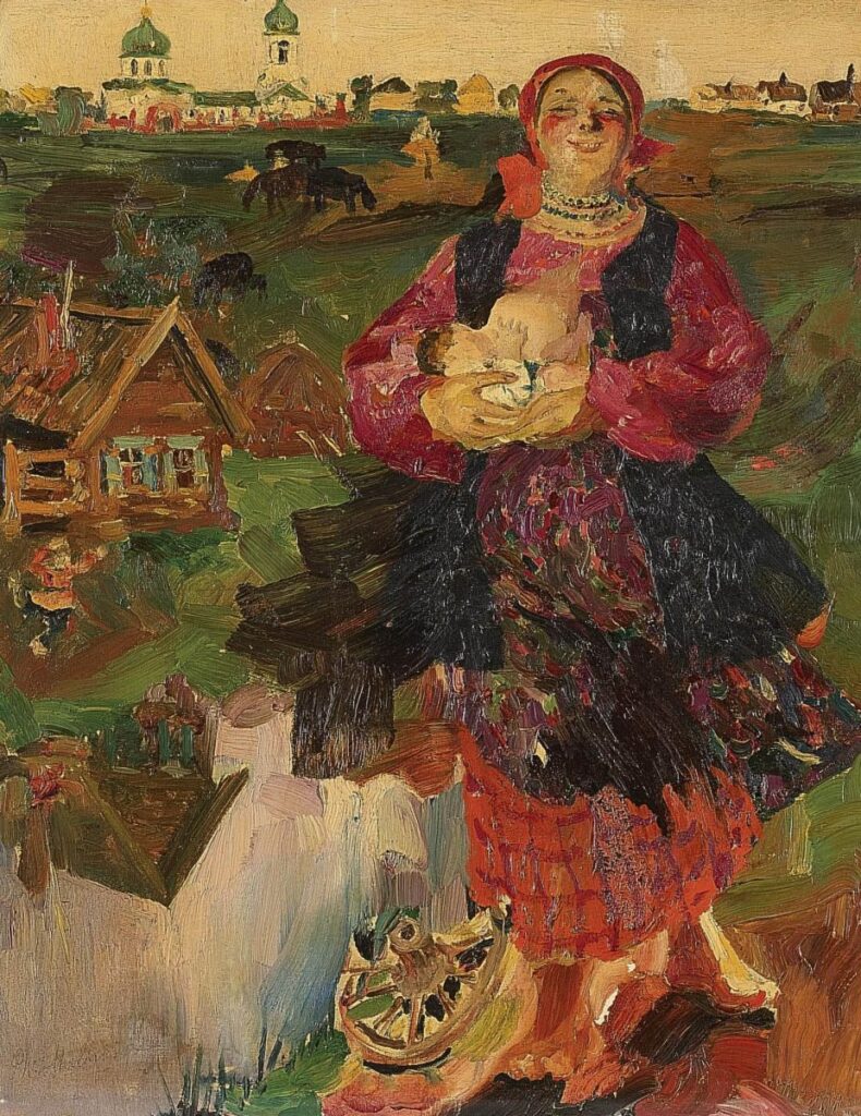 Mother Russia - Filipp Malyavin Tablo