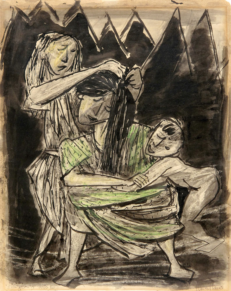 Mother and Children – Marcel Janco Tablo