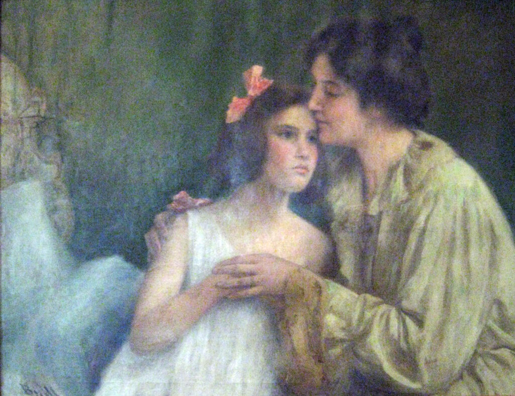 Mother and daughter (1904) - Joan Brull Tablo