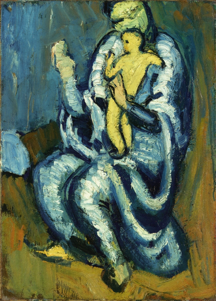 Motherhood (1901) - Pablo Picasso Tablo
