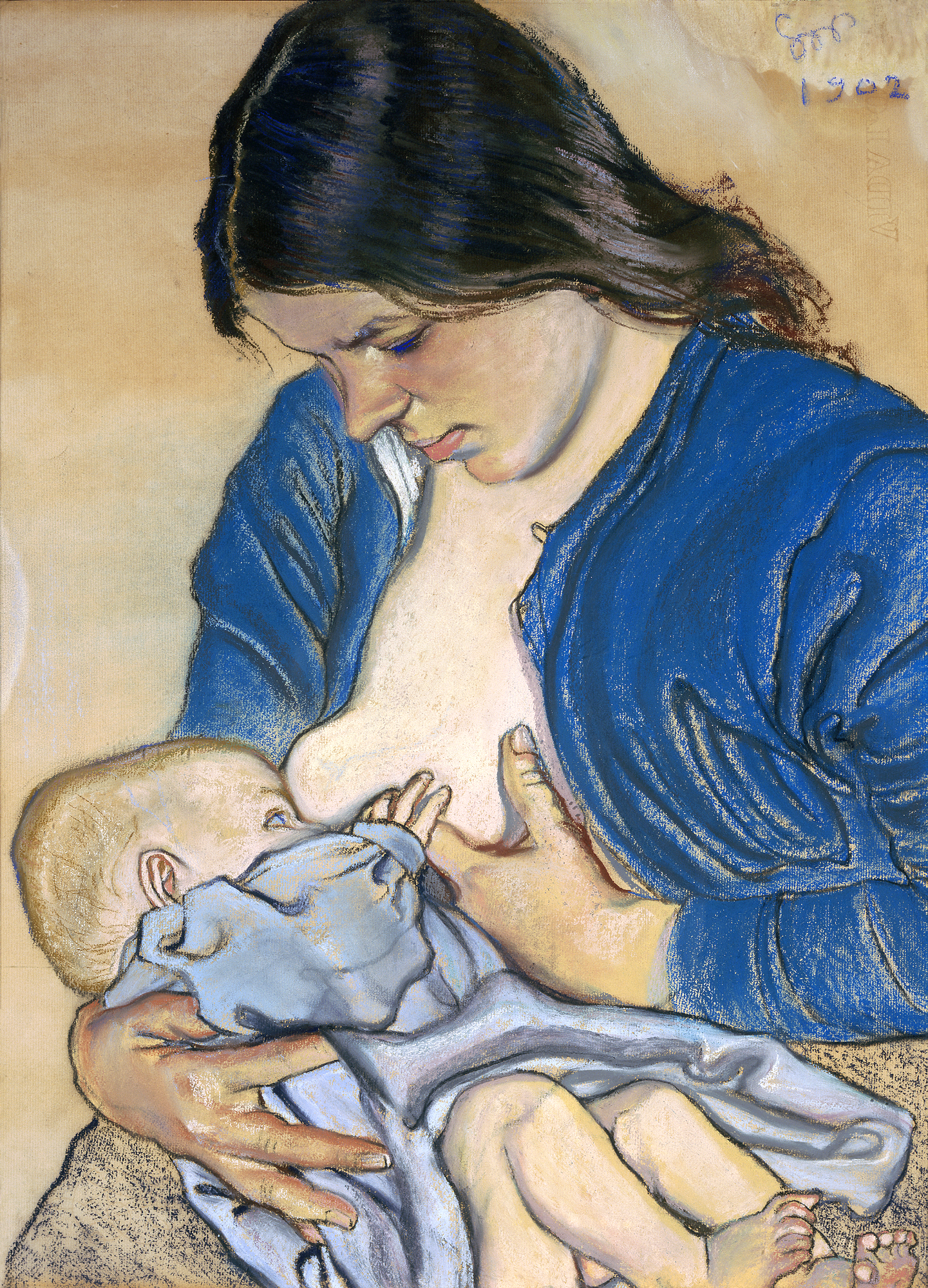 Motherhood (1902) - Stanisław Wyspiański Tablo