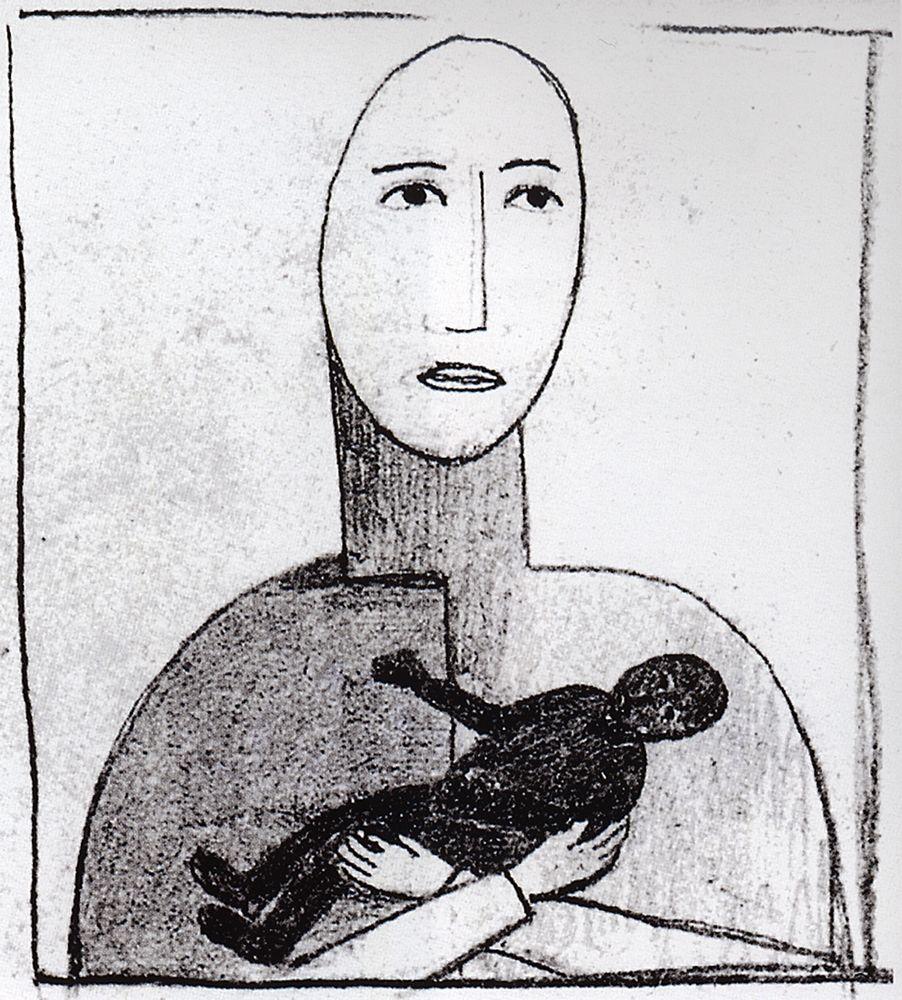 Motherhood - Kazimir Malevich Tablo