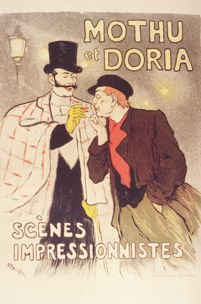 Mothu et Doria Maitres de l'Affiche (1881) - Théophile Steinlen Tablo