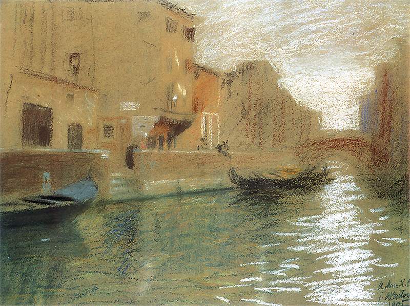 Motyw z Wenecji (1895) – Teodor Axentowicz Tablo