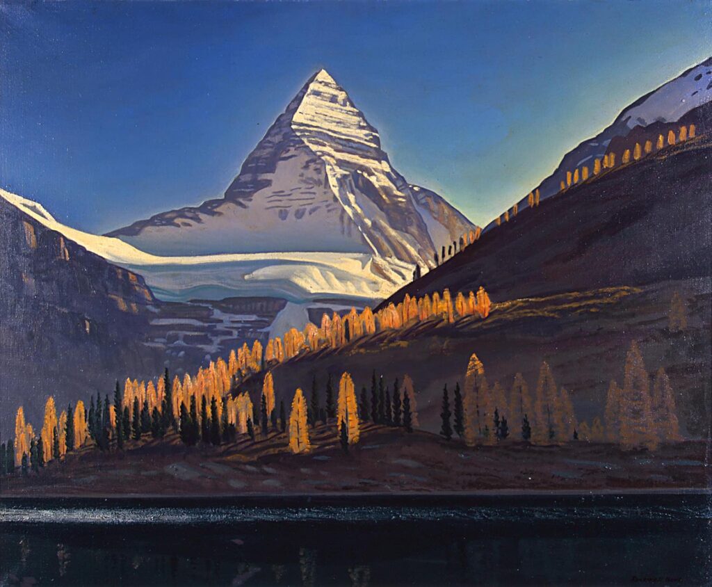 Mount Assiniboine. Canadian Rockies (1952) - Rockwell Kent Tablo
