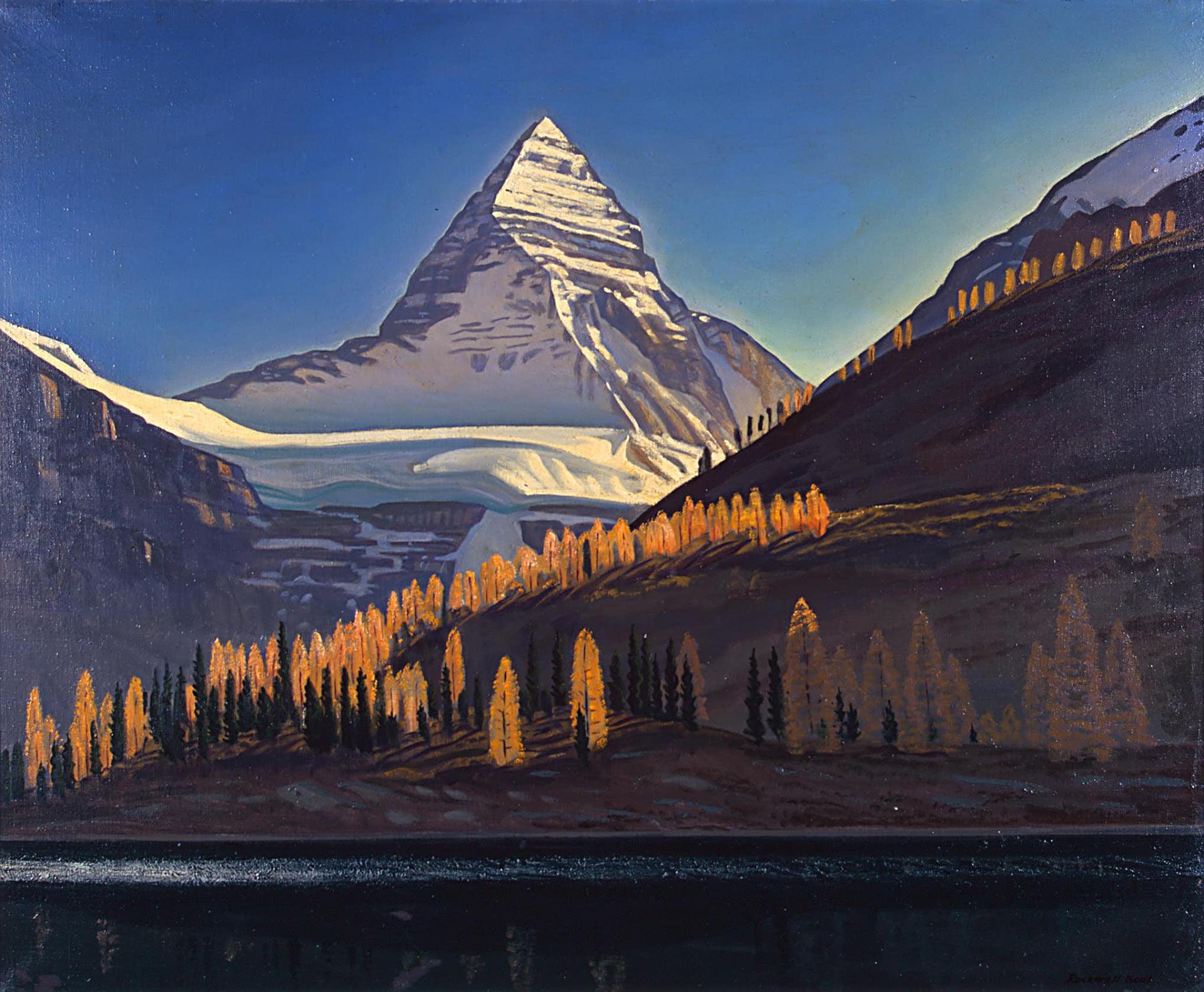 Mount Assiniboine. Canadian Rockies (1952) - Rockwell Kent Tablo