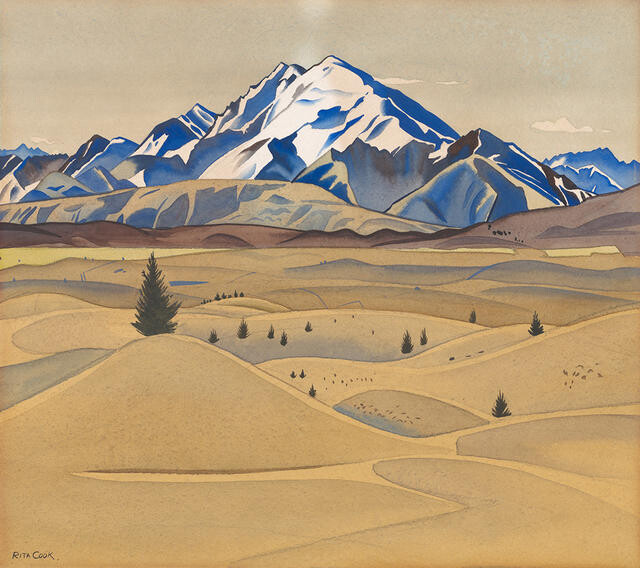 Mount Maud (1938) - Rita Angus Tablo