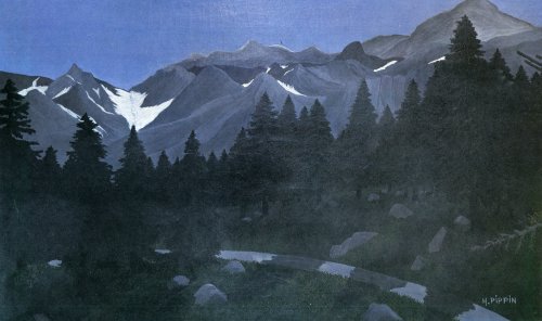 Mountain Landscape (1936) – Horace Pippin Tablo