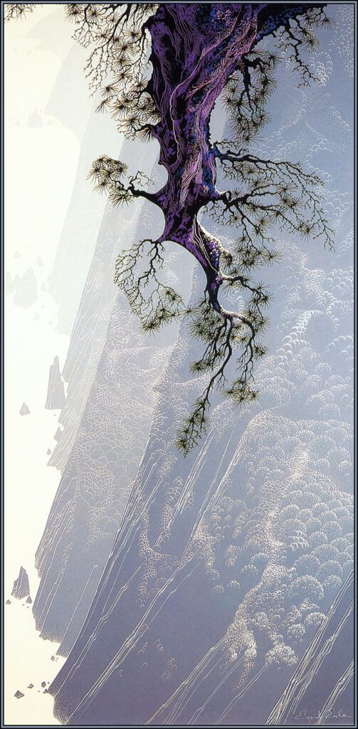Mountain Rise – Eyvind Earle Tablo