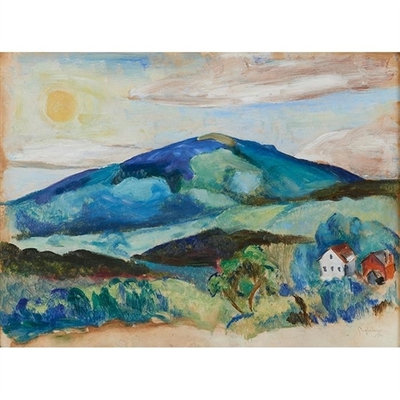Mountain in New Hampshire (1932) – O. Louis Guglielmi Tablo