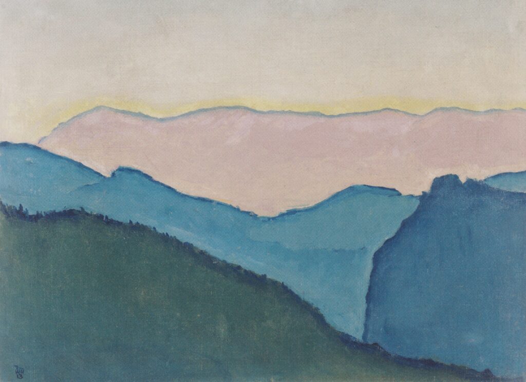 Mountain ranges (1913) - Koloman Moser Tablo