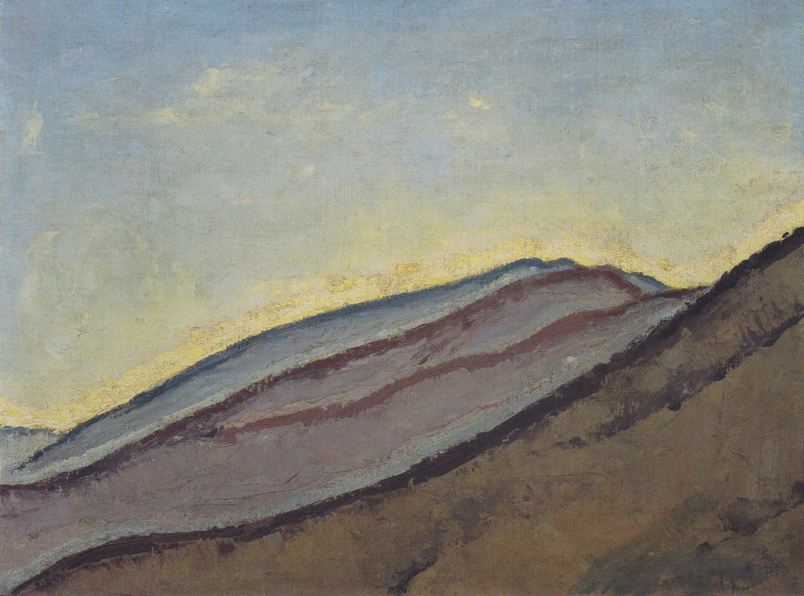 Mountain slope (1913) - Koloman Moser Tablo kanvas tablo
