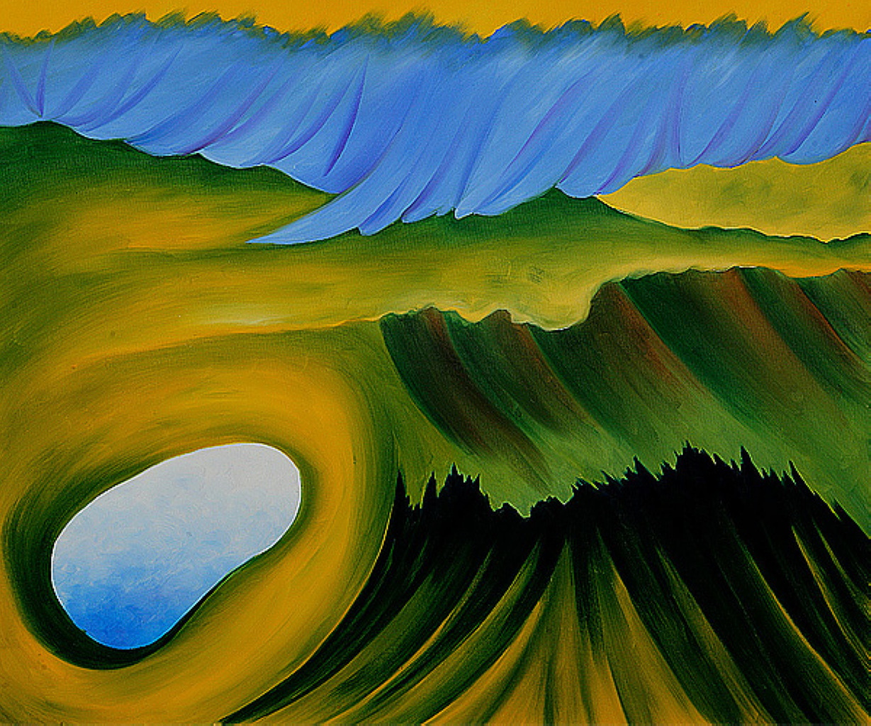 Mountains and Lake - Georgia O'Keeffe Tablo