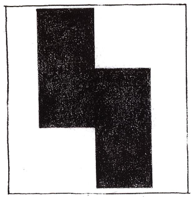 Movement Suprematist square (1920) - Kazimir Malevich Tablo