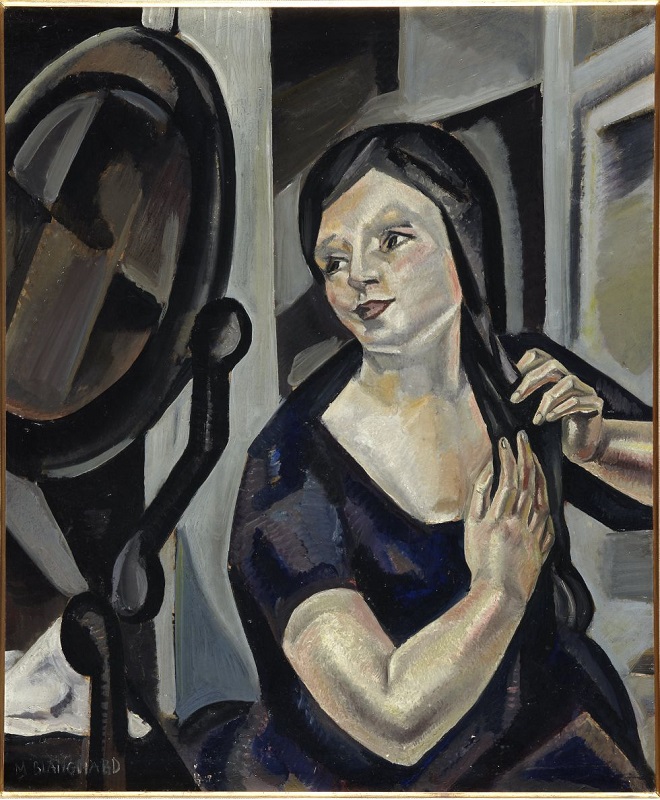 Mujer Peinándose (1923) - María Blanchard Tablo