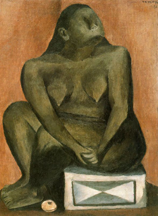 Mujer en gris (1931) – Rufino Tamayo Tablo