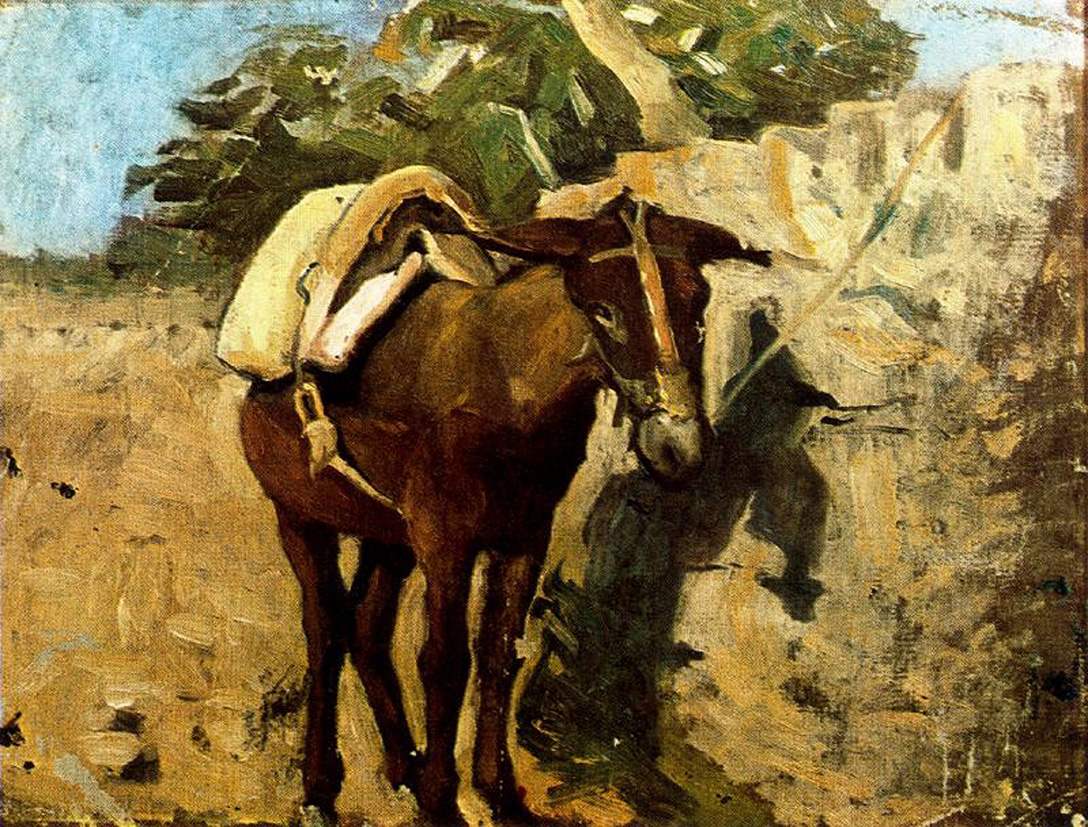 Mule (1898) - Pablo Picasso Tablo