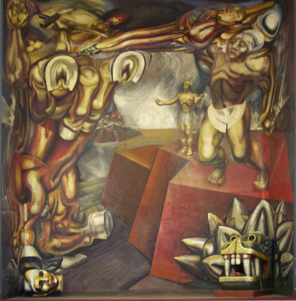 Mural (1944) - David Alfaro Siqueiros Tablo