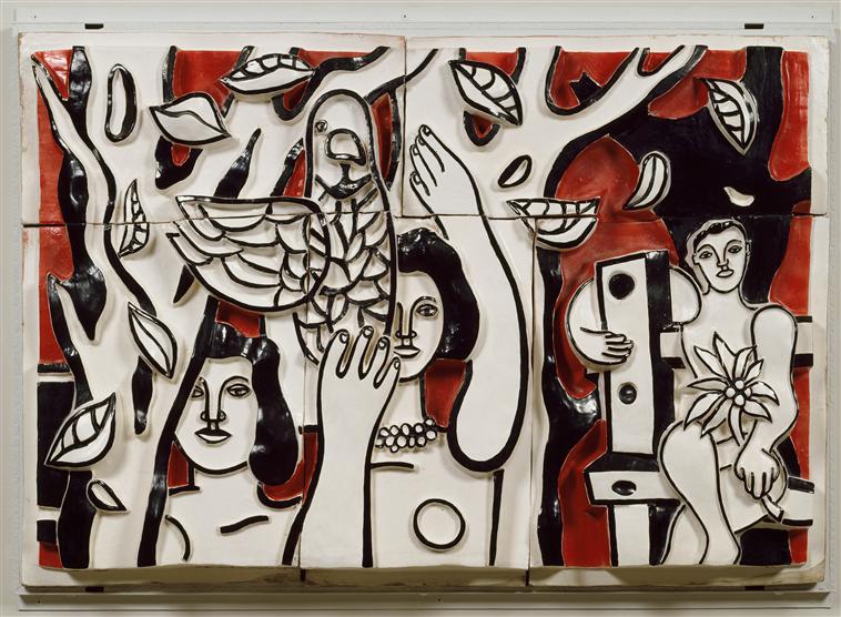 Mural (1951) - Fernand Léger Tablo