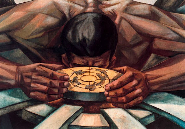 Mural of Human Rights. Emblem Un (Detail) (1953) – Vela Zanetti Tablo