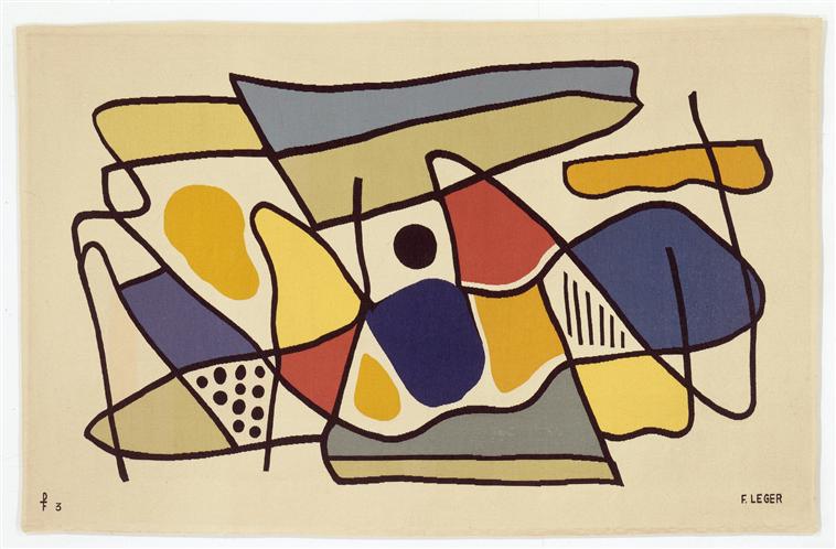 Mural, mural or composition, or abstract composition - Fernand Léger Tablo