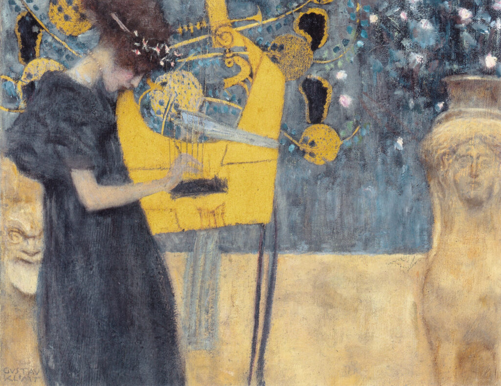 Music (1895) – Gustav Klimt Tablo