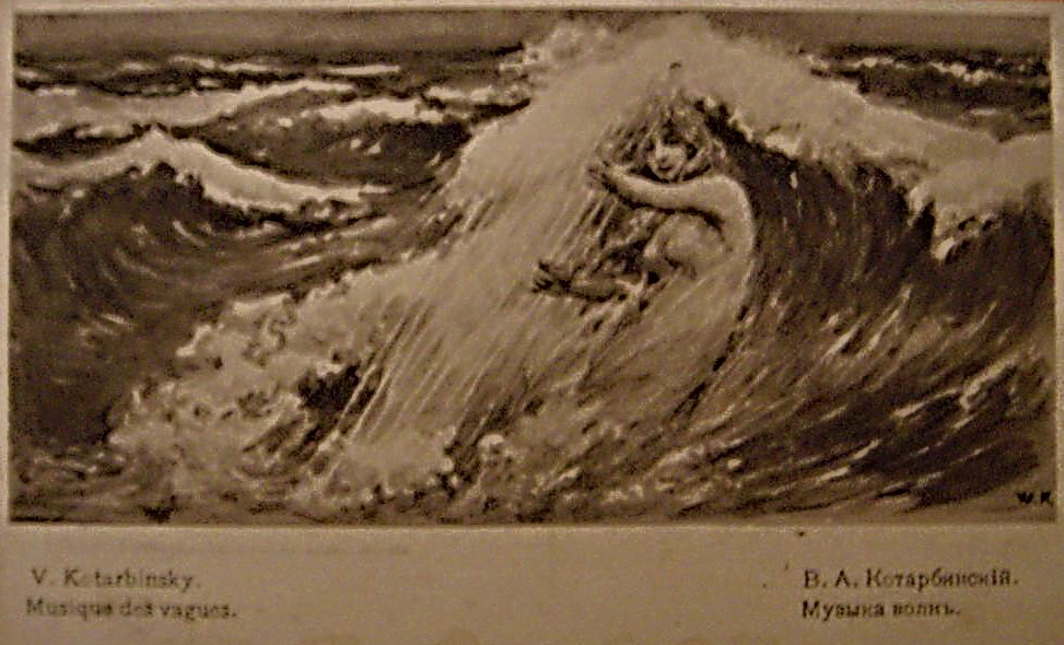 Music of Waves – Wilhelm Kotarbinski Tablo