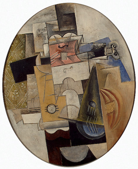 Musical instruments (1912) - Pablo Picasso Tablo